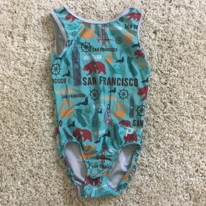 Plum practicewear leotard